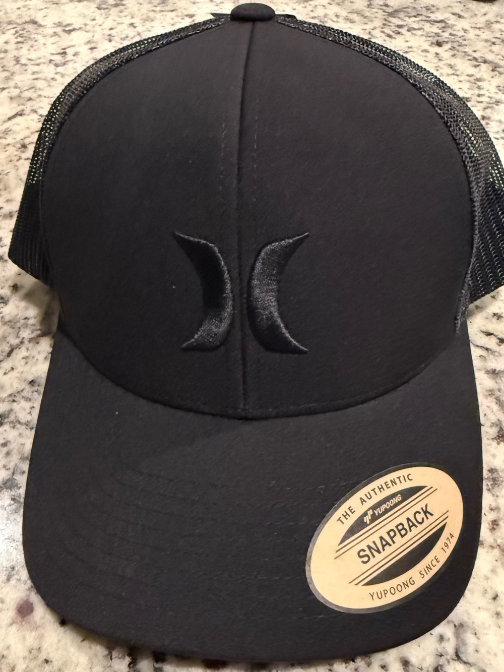 Hurley Black Mesh Trucker Hat